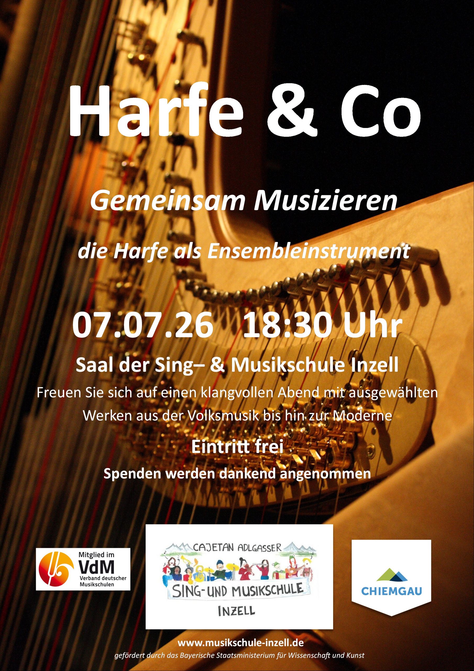 Plakat 070726 Harfe